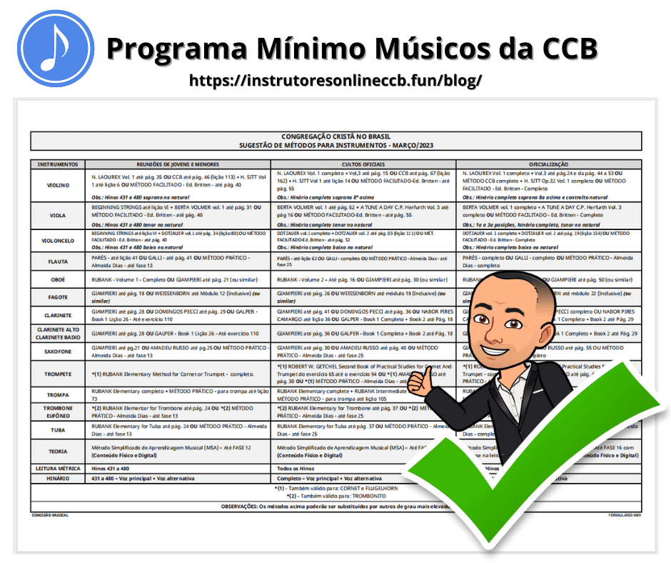 Programa Mínimo Músicos da CCB